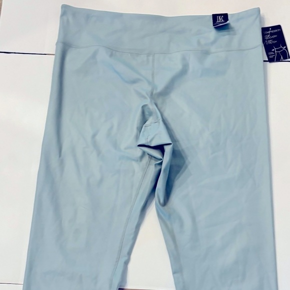 INC High-rise Compression Leggings Shine In Blue Amazonite. XXXL. - Picture 4 of 7